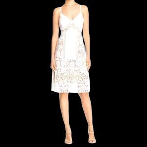 NWT French Connection White Lace spaghetti strap dress 8 M